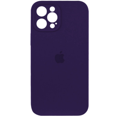 Чохол для смартфона Silicone Full Case AA Camera Protect for Apple iPhone 12 Pro Max 59,Berry Purple