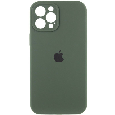 Чохол для смартфона Silicone Full Case AA Camera Protect for Apple iPhone 12 Pro Max 40,Atrovirens