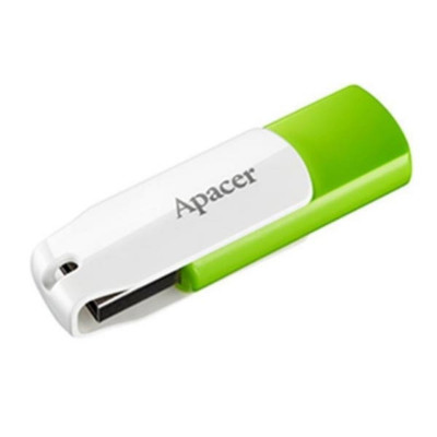 Flash Apacer USB 2.0 AH335 32Gb green – надежный и стильный накопитель на все случаи жизни