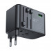 УЗП ACEFAST Z1 PD75W GaN (3*USB-C+2*USB-A) multifunctional charging adapter Black