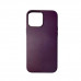 Чохол для смартфона Leather AAA Full Magsafe IC for iPhone 14 Pro Max Dark Cherry