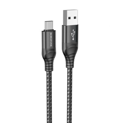 Кабель BOROFONE BX56 Delightful charging data cable for Type-C Black