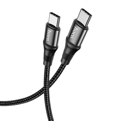 Кабель HOCO X50 Type-C to Type-C Exquisito 100W charging data cable(L=1M) Black