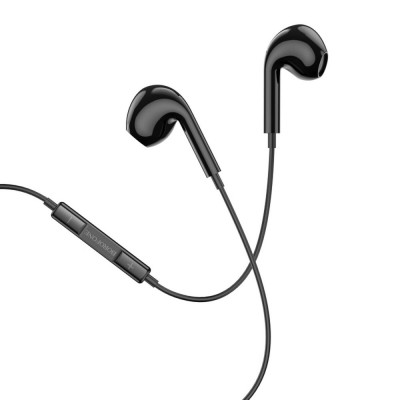 Навушники BOROFONE BM80 Max Gorgeous wire-controlled earphones with microphone Black