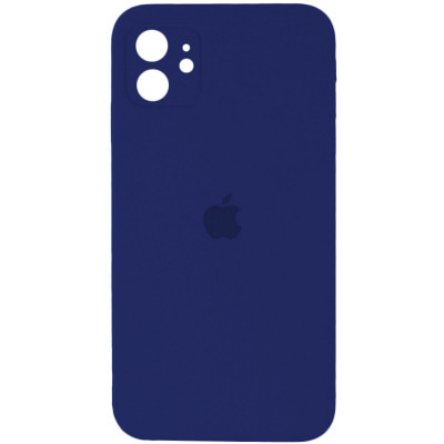Чохол для смартфона Silicone Full Case AA Camera Protect for Apple iPhone 12 39,Navy Blue