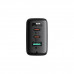 Мережевий зарядний пристрій ACEFAST A13 PD65W(USB-C+USB-C+USB-A) 3-port charger set Black