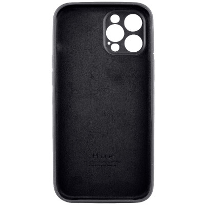 Чохол для смартфона Silicone Full Case AA Camera Protect for Apple iPhone 12 Pro Max 14,Black