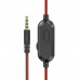 Навушники HOCO W103 Magic tour gaming headphones Red