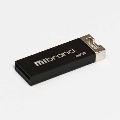 Flash Mibrand USB 2.0 Chameleon 64Gb Black - надежное хранилище данных в стильном исполнении