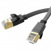 Кабель HOCO US07 General pure copper flat network cable(L=3M) Black