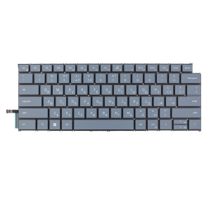 Клавиатура для Dell Inspiron 5440 5441 7440 7441 7640 Latitude 5455 7455, UA, Gray/Blue, Backlit, Original