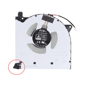 Уценка - Вентилятор 10V GPU для Lenovo Legion 5-15ACH6H Type 82JU, (FNKA DFSAL12E164810, Original)