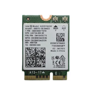 Wi-Fi модуль AX201 адаптер Intel AX201NGW M.2 Wi-Fi 6 Bluetooth 5.2