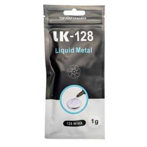Жидкий металл LK-128 1 г, 128 W/mK для процессоров CPU, GPU, ноутбуков, PS5