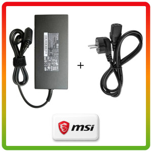Оригинальный Блок питания для ноутбука MSI Pulse GL66 240W A17-240P1A  (20V 12А 4,5*3,0 мм) + Сетевой кабель питания 220V