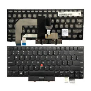 Клавіатура для ноутбука Lenovo ThinkPad T470 T480 A475 A485 ENG з підсвічуванням