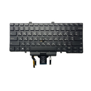 Клавіатура для ноутбука Dell Latitude 7400, 3400, 5400, 5401, 5411, тип 1, без рамки, з підсвічуванням і трекпойнтом
