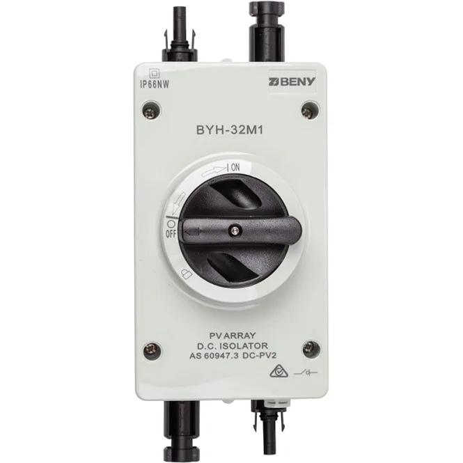 Вимикач навантаження BENY 4P, 32A, 1000V, MC4, IP66