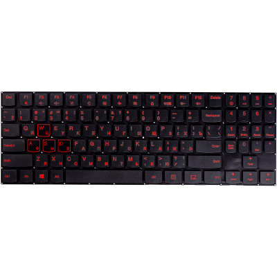 Клавiатура для ноутбука LENOVO Legion Y520, R720 чорний