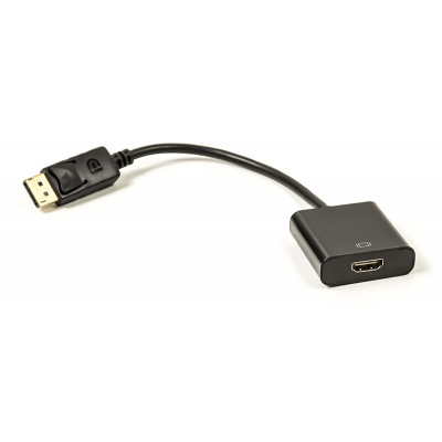 Кабель-переходник HDMI - DisplayPort, 0.15м, черный