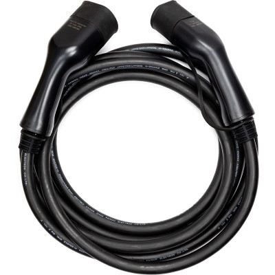 Зарядный кабель HiSmart для электромобилей Type 2 – Type 2, 32A, 22кВт, 3 фазный, 5м