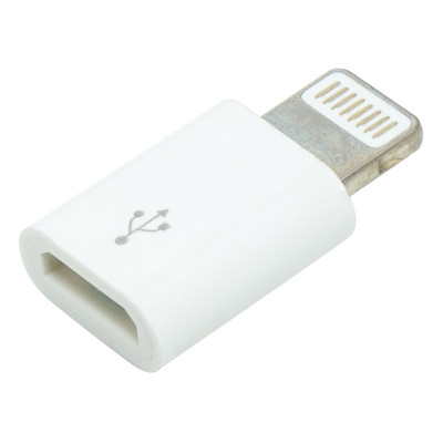 Переходник micro USB (F) – Lightning (M)