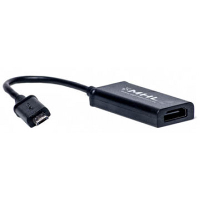 Кабель-переходник HDMI - micro USB, 0.15м, (MHL), Blister
