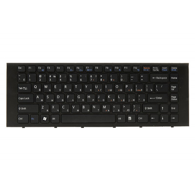 Клавiатура для ноутбука SONY EG чорний, чорний фрейм