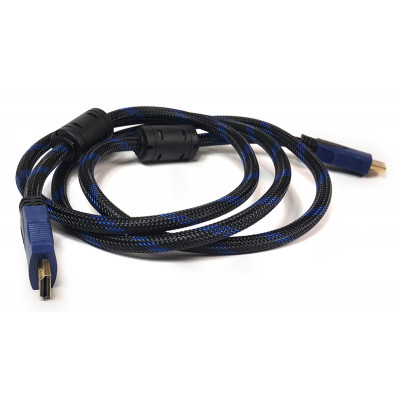 Видео кабель HDMI – HDMI, 1.5м, позолоченные коннекторы, 1.4V, Nylon