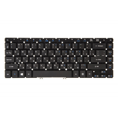 Клавiатура для ноутбука ACER Aspire V5-471 чорний, без фрейма