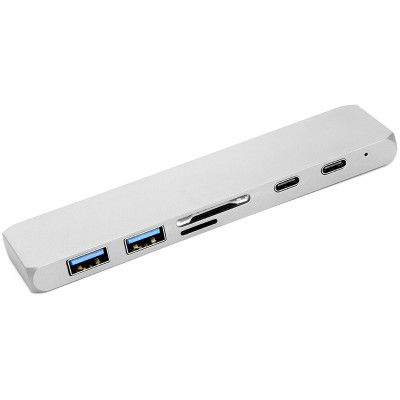 USB-хаб  Type-C - HDMI 4K, USB 3.0, USB Type-C, SD, microSD