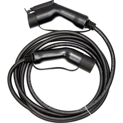 Зарядный кабель HiSmart для электромобилей Type 1 – Type 2, 32A, 7.2кВт, 1 фазный, 5м