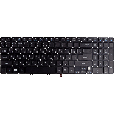 Клавіатура для ноутбука ACER Aspire M3-MA50, M5-581T, чорний