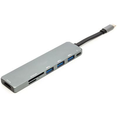 Переходник USB 3.1 Type-C – USB Hub, HDMI, Card Reader (SD, micro SD)