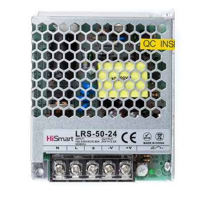 Блок живлення HiSmart 24V: мощность 50W, вывод 2.2A в магазине allbattery.ua
