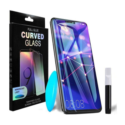 Защитное стекло для OnePlus 7T Pro (жидкий клей + УФ лампа)