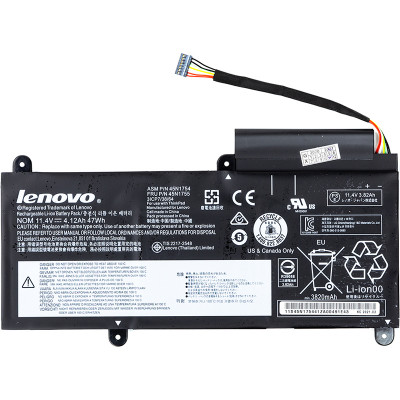 Аккумулятор для ноутбуков Lenovo ThinkPad E450 (45N1754) 11.3V 3600mAh