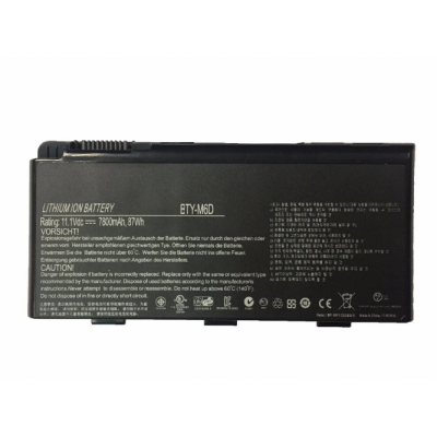 Аккумулятор MSI BTY-M6D 11.1v 87wh 5001mAh GT70 GT780 GT60 GT70 GX660R E6603 GX660 GX680 957-16FXXP-101 Оригинал (под заказ)