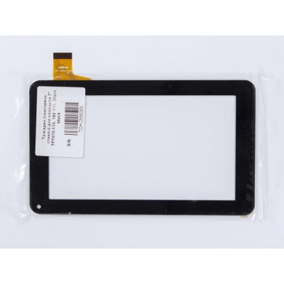 Сенсорное стекло для планшета 7" TPT070-134, 186*111, 30pin, Black