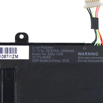 Аккумулятор HP SQU-1208 Chromebook 11 G1 11.1V 22.97Wh 2600mAh (под заказ)