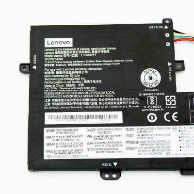 Аккумулятор Lenovo L18M3PF7 L18M3PF6 L18L3PF2 IdeaPad S340 S340-14 11.4V 52.5WH Original (под заказ)