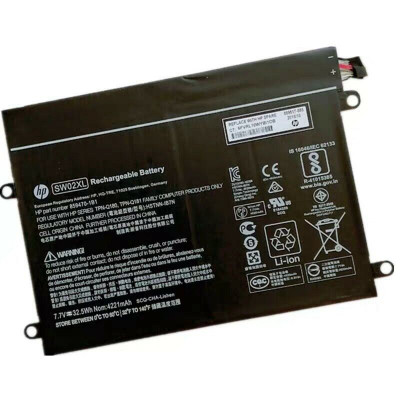 Аккумулятор HP SW02XL Notebook x2 210 G2 10-P000NS P048NB TPN-Q180 7.7V 32.5WH Оригинал (под заказ)