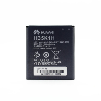 Аккумулятор оригинал Huawei HB5K1H Ascend Y200/ U8650 Sonic/ U8655/ U8850 Vision/ U8230/ C8650 (1150 mAh)*