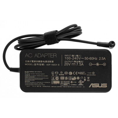 БЖ для ноутбука ASUS 20V, 7.5A, 150W, 6.0*3.7мм-PIN, black (без кабелю!)