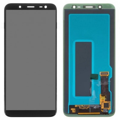 Дисплей (LCD) Samsung GH97-21931A J600 Galaxy с сенсором черный сервисный