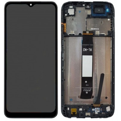 Дисплей (LCD) Xiaomi Redmi A1/  A1 Plus/  A2/  A2 Plus/  Poco C50/  C51 з сенсором чорний + рамка