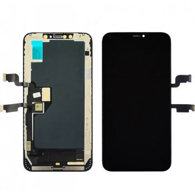 Оригинальный заменяемый дисплей iPhone XS с чёрным OLED-сенсором от OEM Hard GX на Allbattery.ua