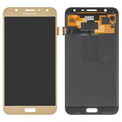 Дисплей (LCD) Samsung J701 Galaxy J7 Neo 2017 OLED з сенсором золотий