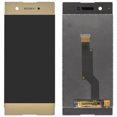 Дисплей (LCD) Sony G3112 Xperia XA1 Dual/  G3116/  G3121/  G3125 з сенсором золотий