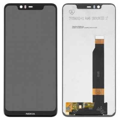 Дисплей (LCD) Nokia 5.1 Plus/  X5 2018 з сенсором чорний